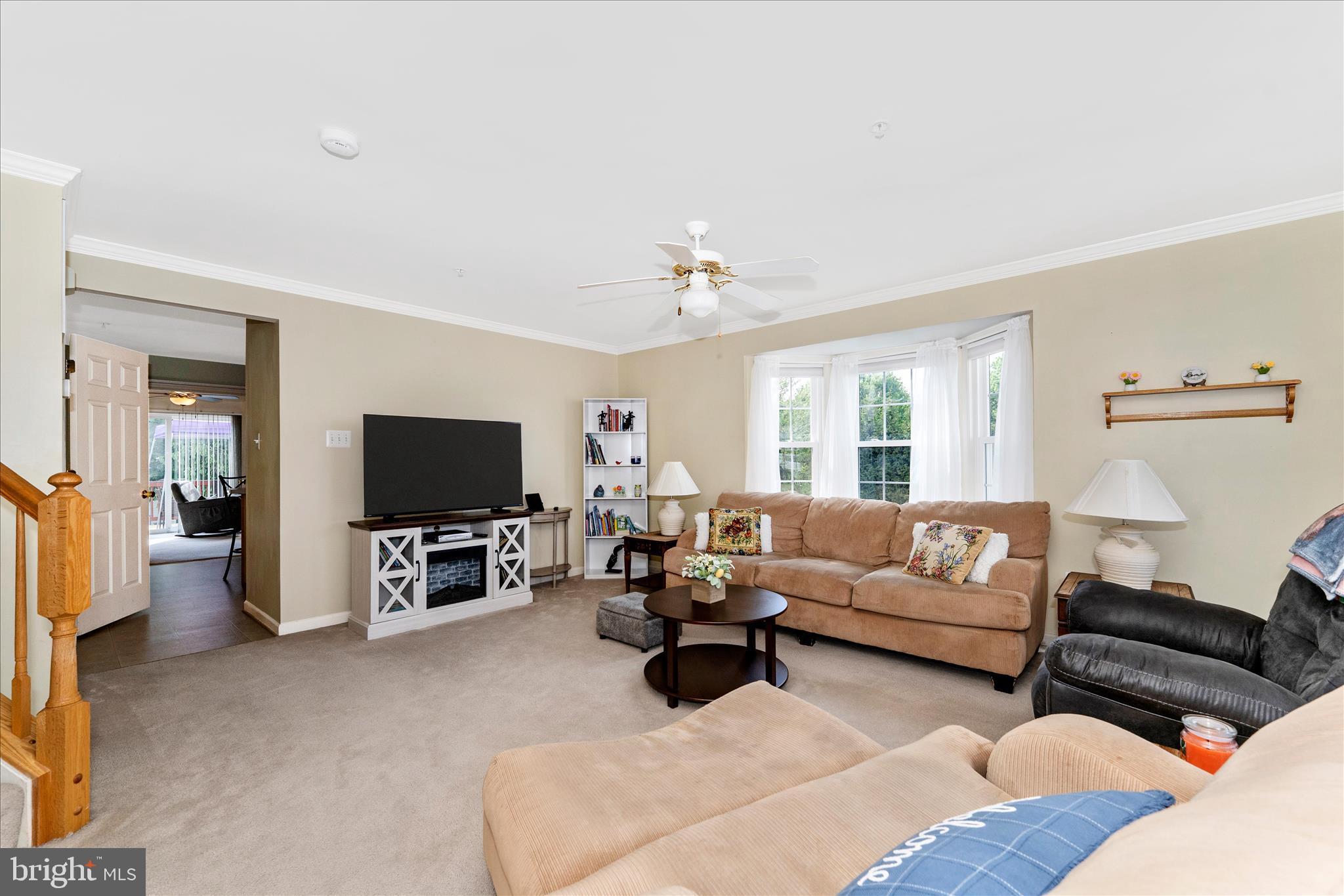 123 Jason's Ridge Smithsburg, MD 21783 - Photo 6 of 57 a living room with furniture and a flat screen tv