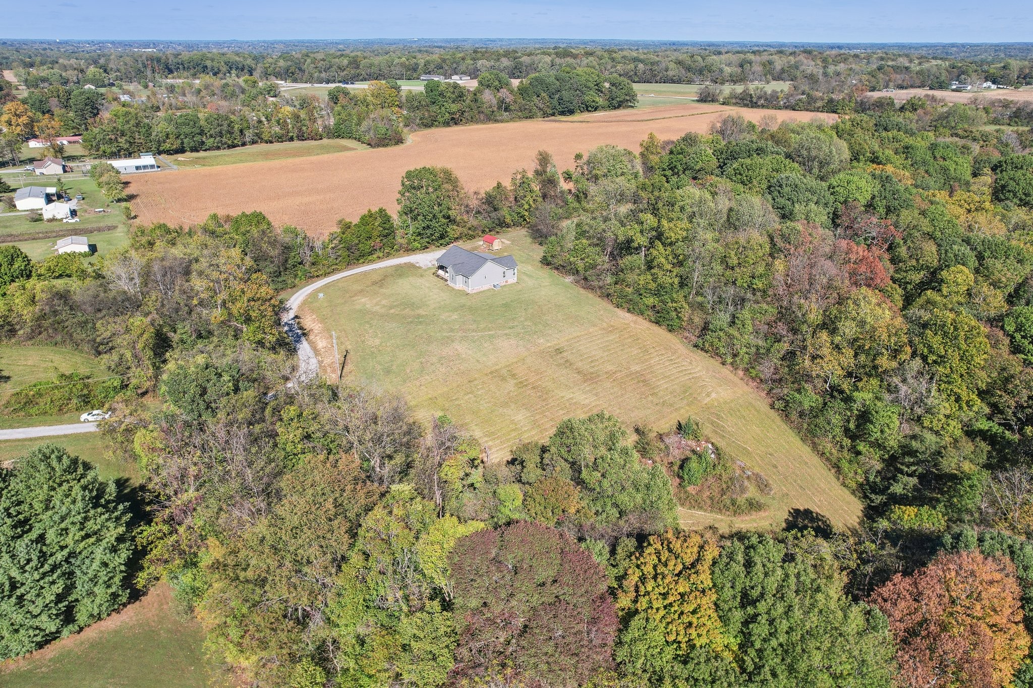 521 Boiling Springs Road Portland, TN 37148 - Photo 54 of 61 an aerial view of a house with a lake view