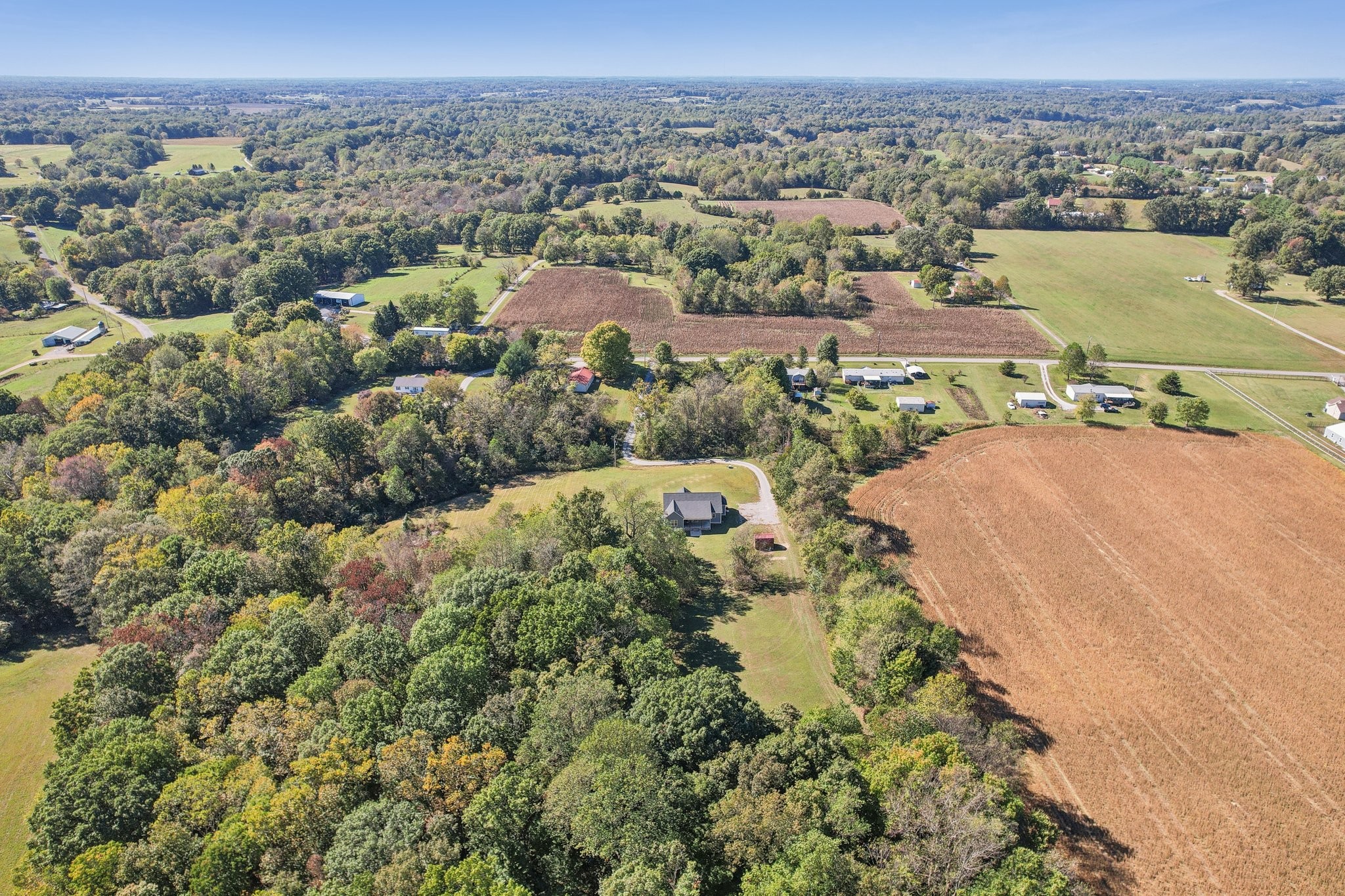 521 Boiling Springs Road Portland, TN 37148 - Photo 58 of 61 an aerial view of a house with a lake view