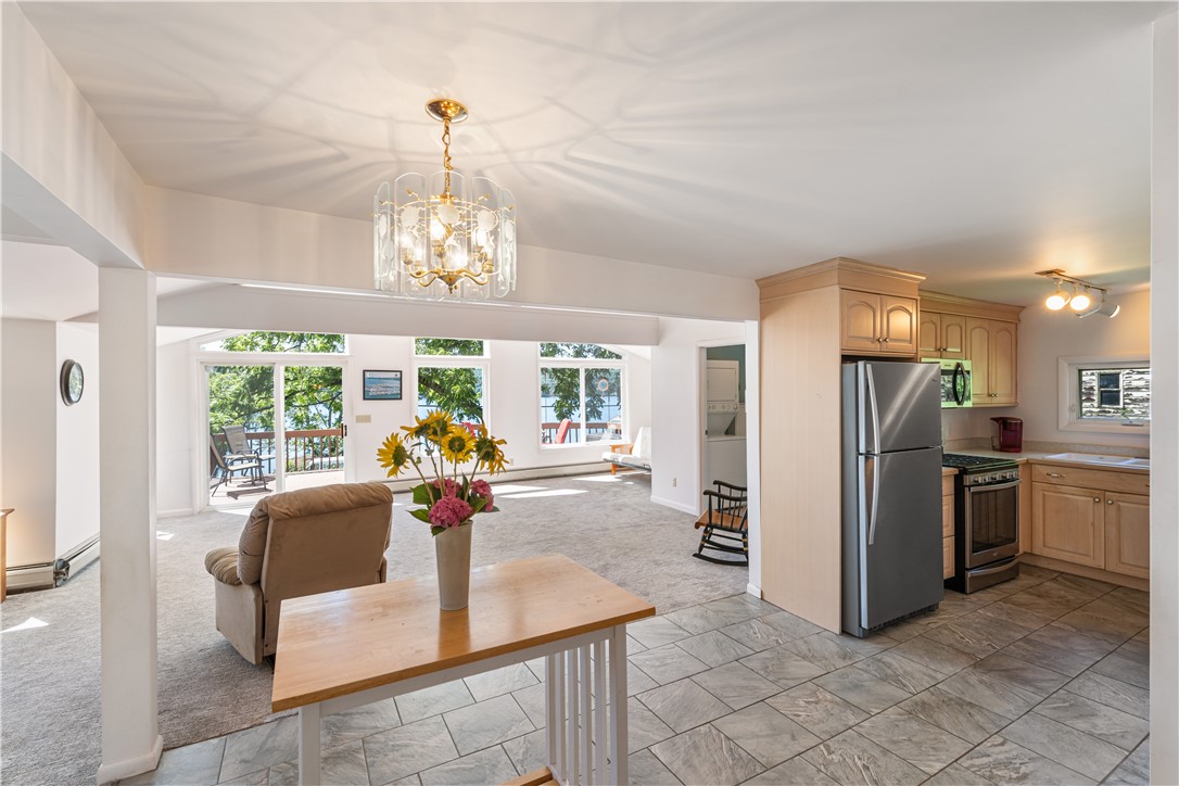 5927 East Lake Road Conesus, NY 14435 - Photo 15 of 46 Lake View from the Dining Area.