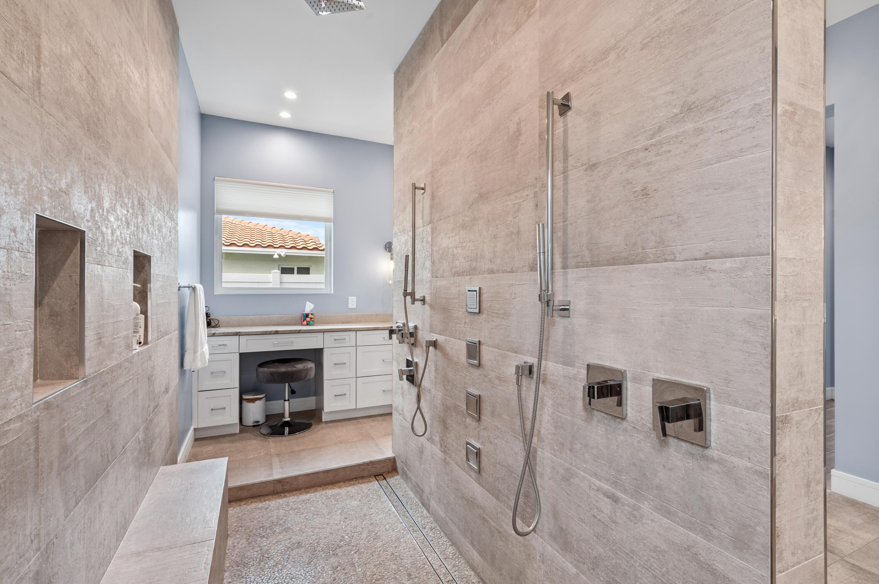 807 Dover Street Boca Raton, FL 33487 - Photo 14 of 43 a spacious bathroom with a shower and a sink