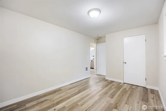 wooden floor in a room