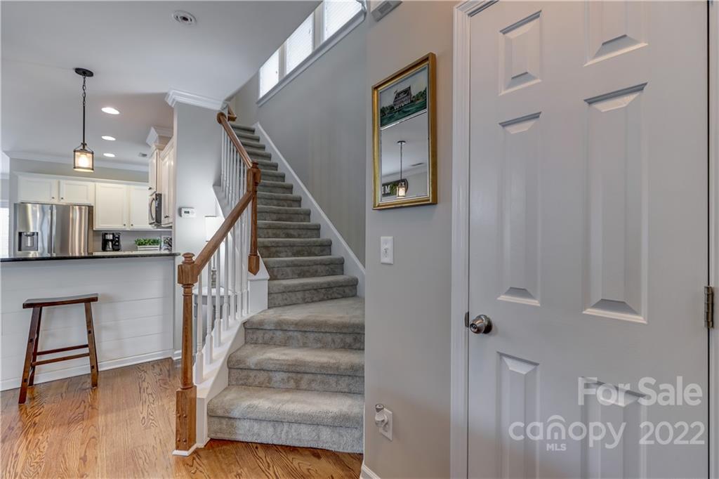 3558 Richard's Crossing Fort Mill, SC 29708 - Photo 5 of 35 a view of entryway and hall with wooden floor