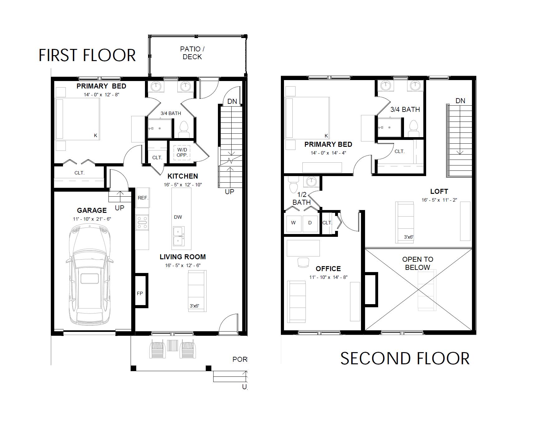 25 Daybreak Lane, Unit 8 Windham, ME 04062 - Photo 12 of 12 Windham Inner Floorplans