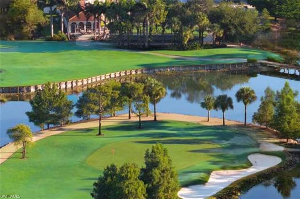 500 Teryl Road, Unit 2312 Naples, FL 34112 - Photo 43 of 46 View of home's community with view of golf course, a putting green, and a water view