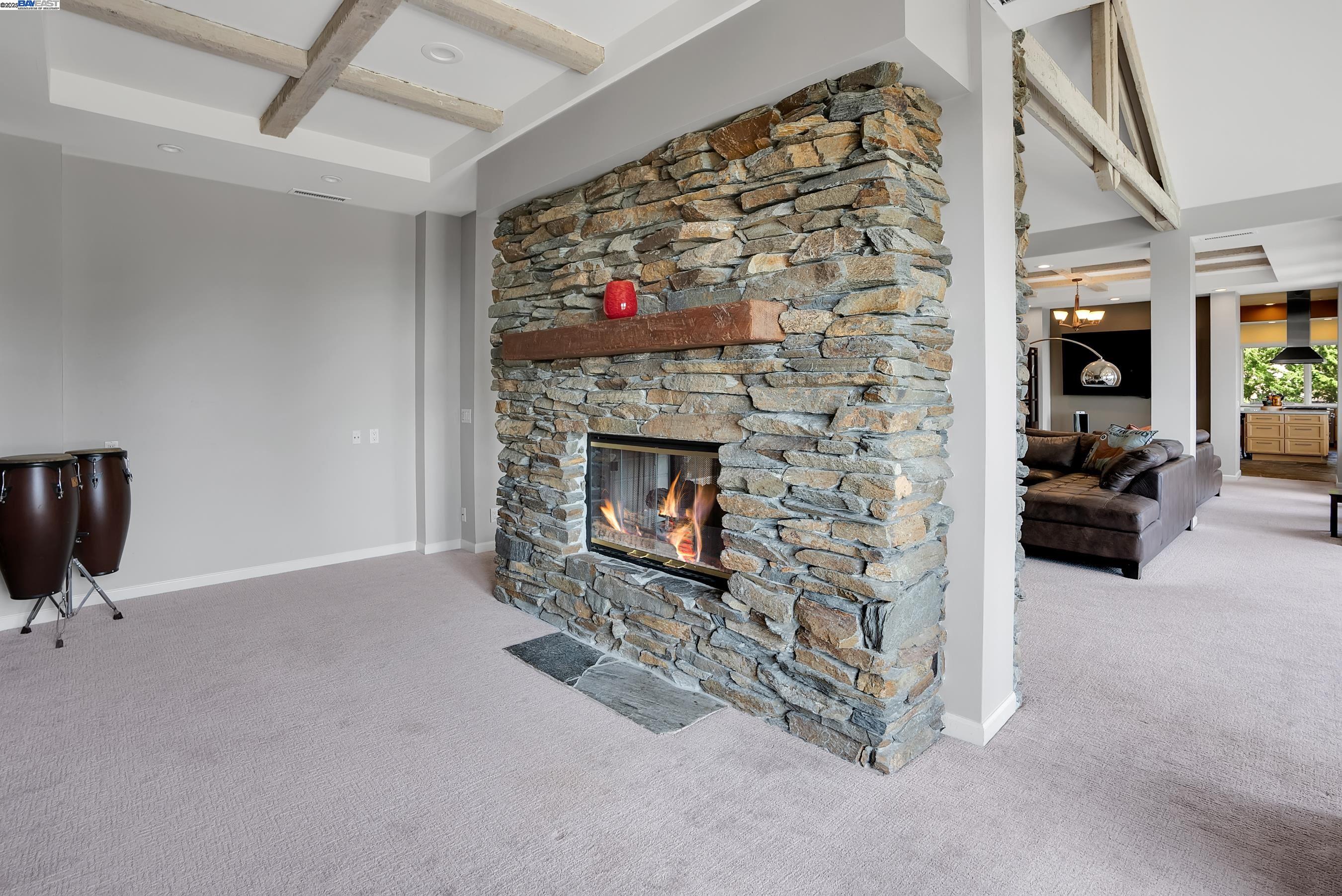 905 Moon Valley Ranch Road Watsonville, CA 95076 - Photo 35 of 60 a living room with furniture and a fireplace