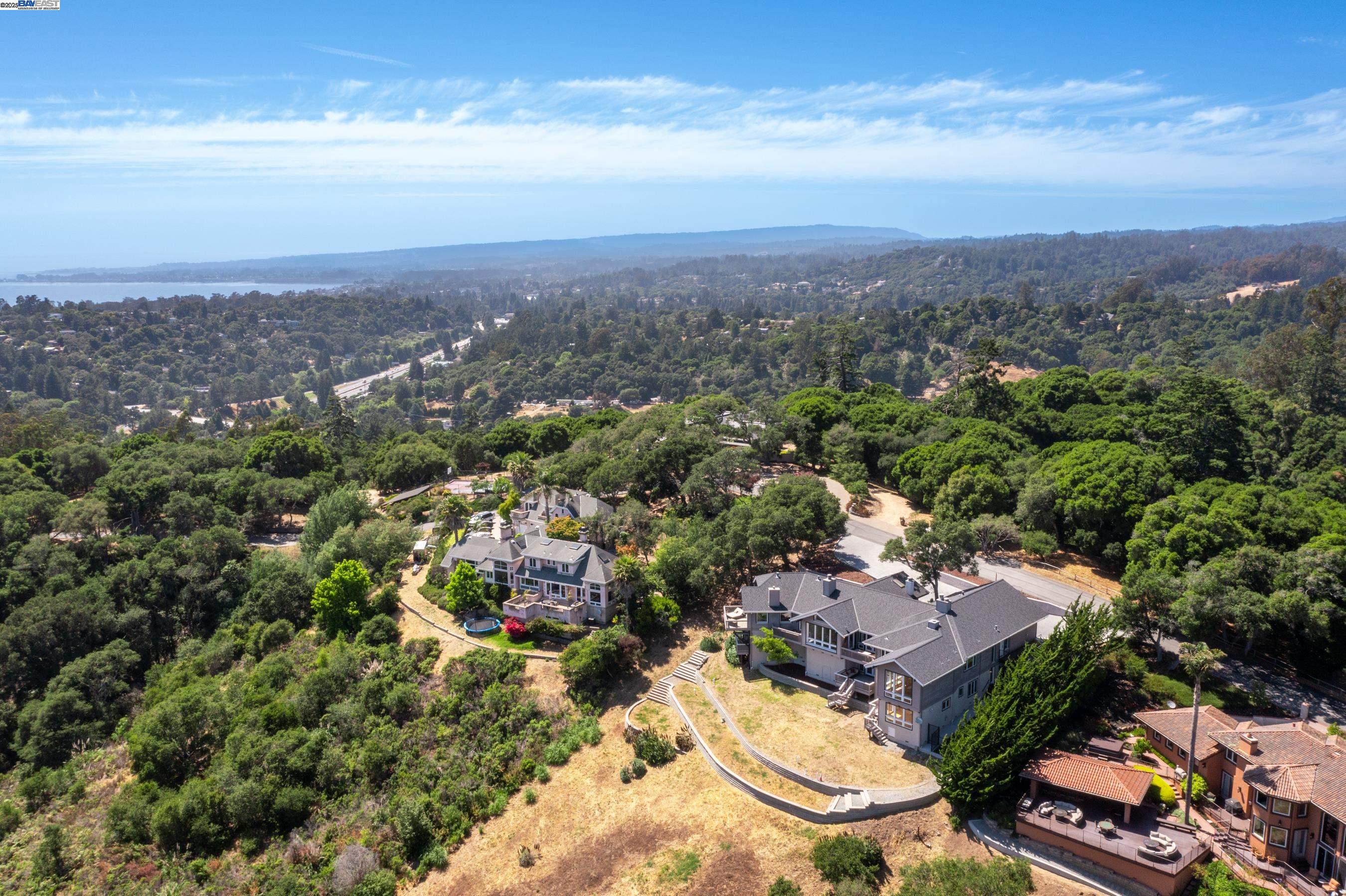 905 Moon Valley Ranch Road Watsonville, CA 95076 - Photo 6 of 60 an aerial view of residential houses with outdoor space and trees