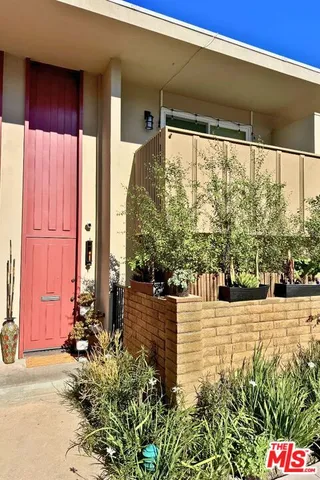 a view of a door of the house