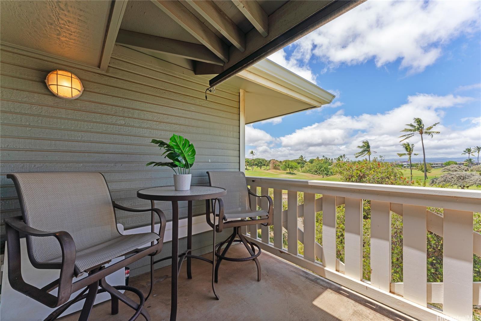 91-1058J Kekuilani Loop, Unit 907 Kapolei, HI 96707 - Photo 15 of 24 Private patio off primary bedroom