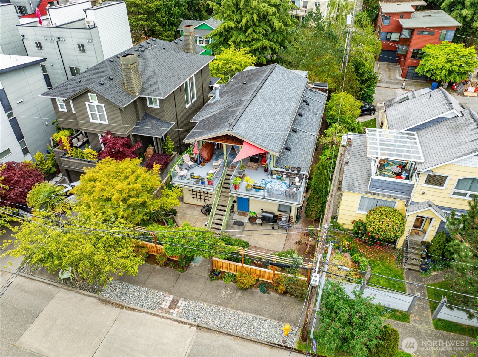 2434 55th Avenue Southwest Seattle, WA 98116 - Photo 3 of 40 an aerial view of multiple house