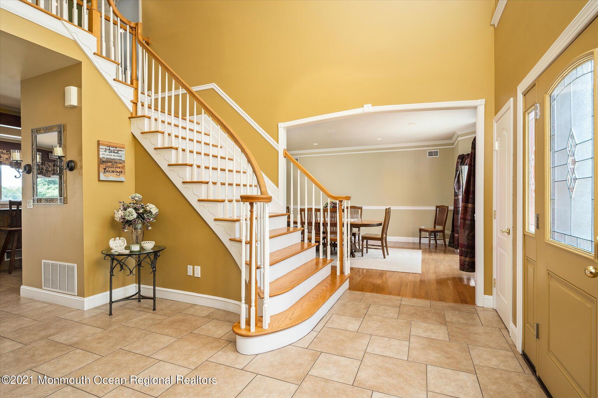 58 Folwell Station Road Jobstown, NJ 08041 - Photo 9 of 44 a view of entryway and hall with wooden floor