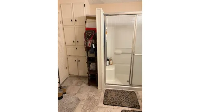 a front view of a room