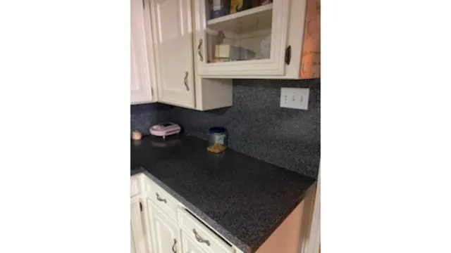 a close view of utility room