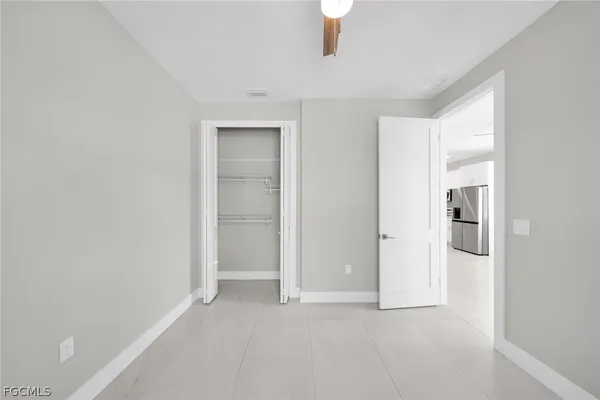 a view of an empty room