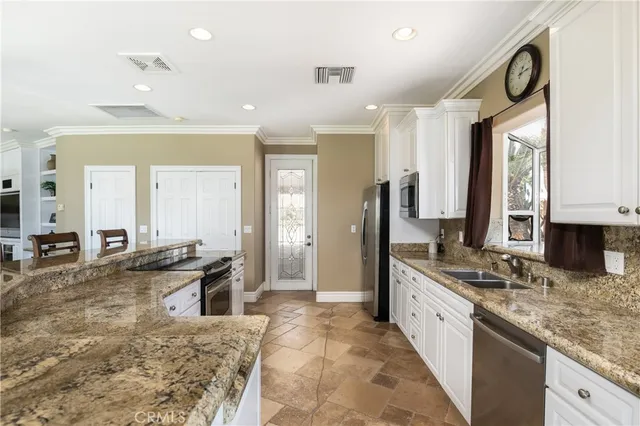 a view of a lake with houses