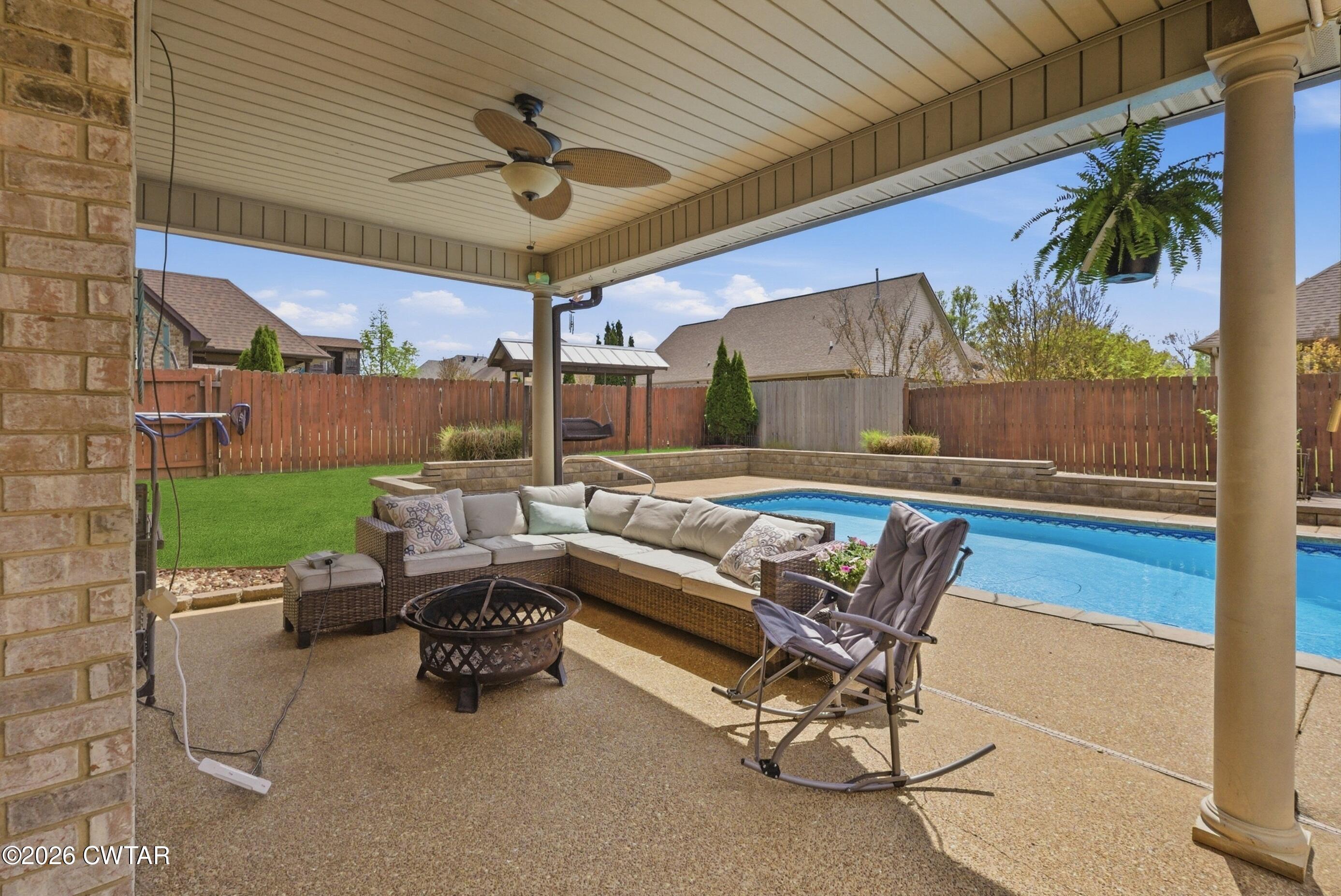 325 Harvest Ridge Lane Medina, TN 38355 - Photo 35 of 43 a building outdoor space with patio furniture and potted plants
