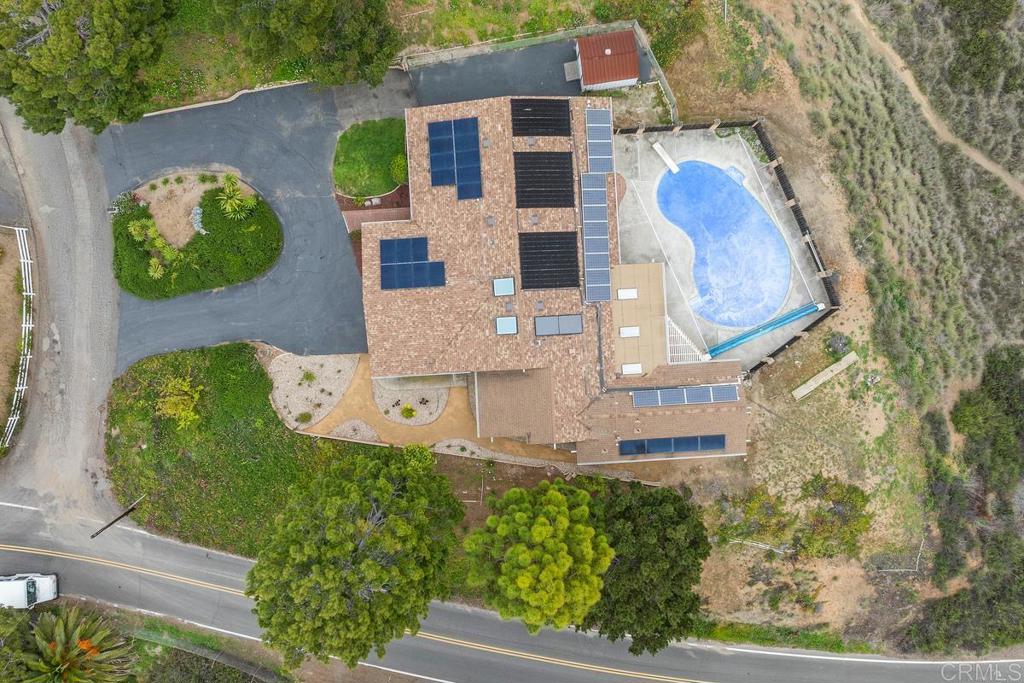 1277 Cypress Drive Vista, CA 92084 - Photo 2 of 18 aerial view of a house with yard and sitting area