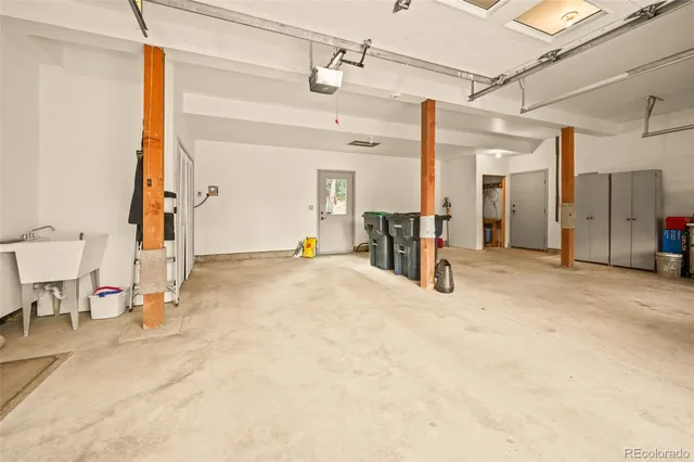 a view of a hallway with dining area