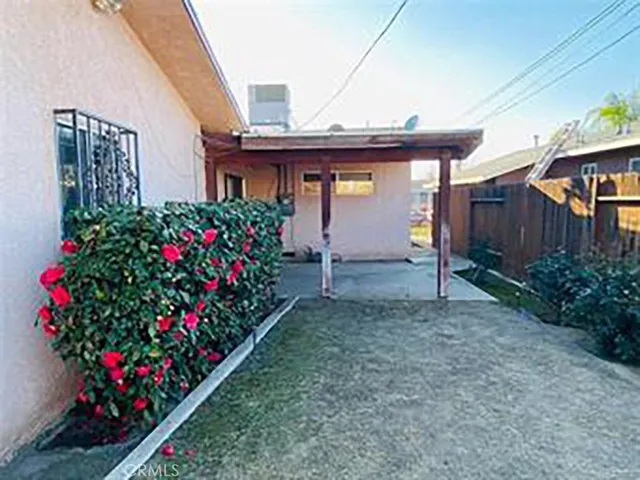 a view of a room with window