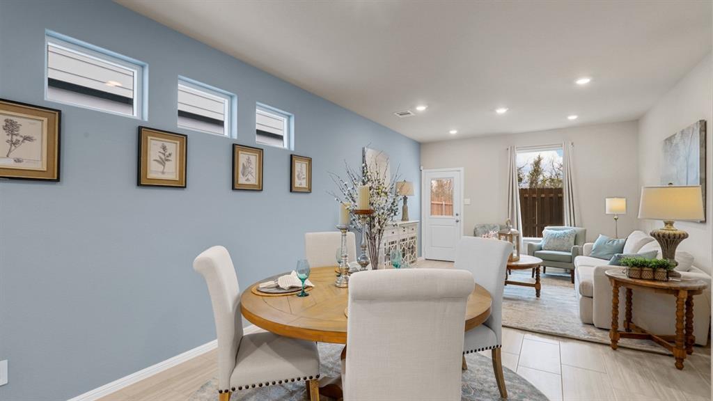3053 Maple Orch Lane Fort Worth, TX 76140 - Photo 8 of 38 a living room with furniture and wooden floor