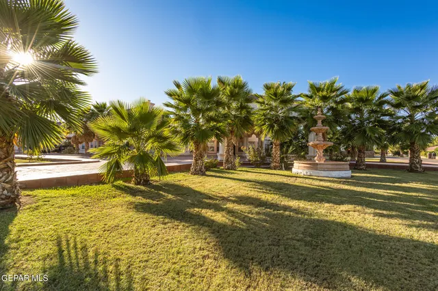 a view of a house with a patio