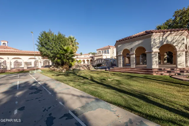 an entryway with a door
