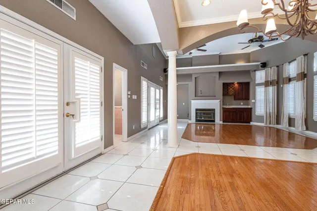 a kitchen with a sink cabinets and window