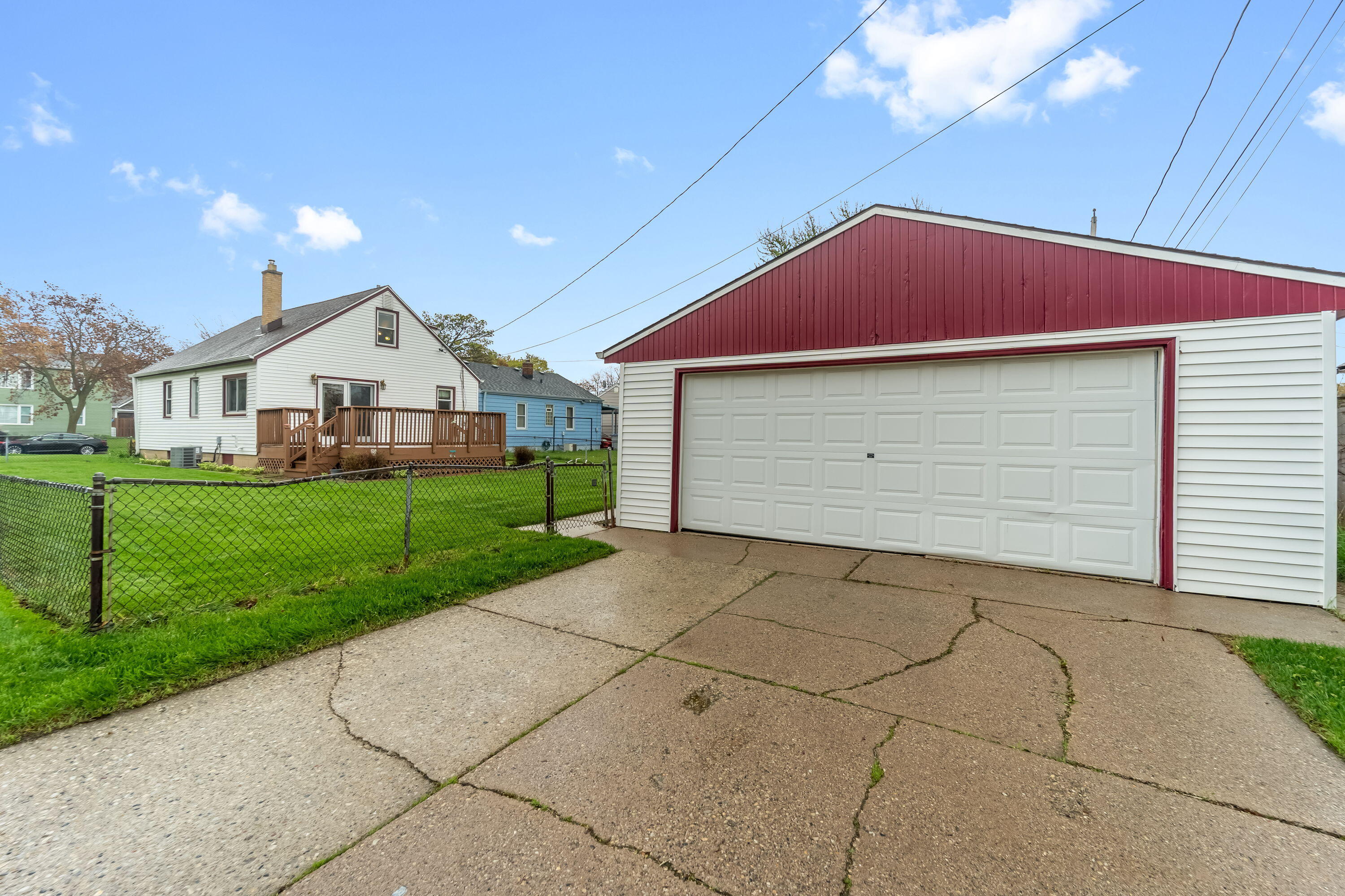 3603 South 23rd Street Milwaukee, WI 53221 - Photo 21 of 23 The 2.5 car garage is drywalled, and there's plenty of additional parking.
