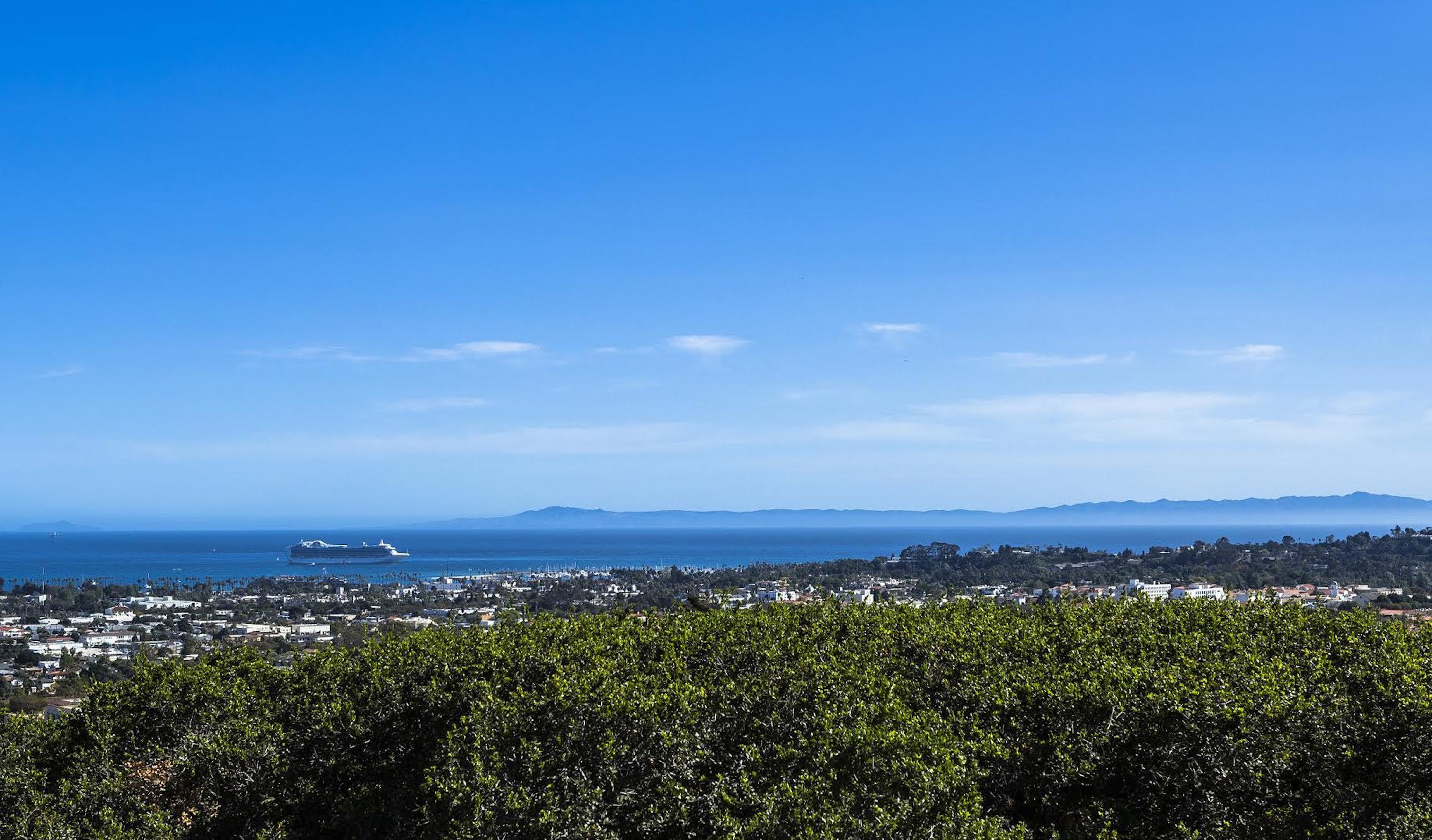 891 Jimeno Road Santa Barbara, CA 93103 - Photo 24 of 26 Pano with Cruise ship Print