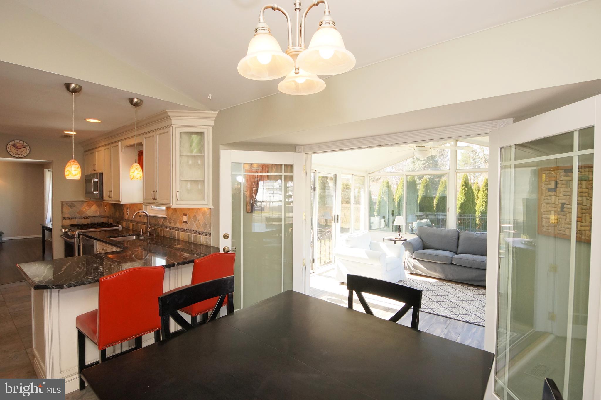 51 Amberfield Road Robbinsville, NJ 08691 - Photo 14 of 31 Sunroom view from Kitchen