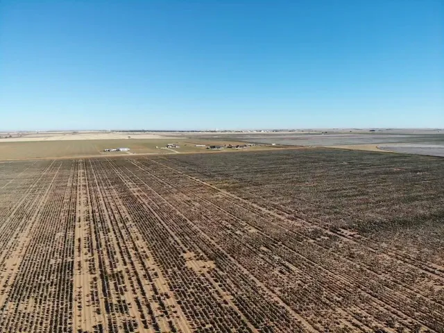 an aerial view of beach and ocean