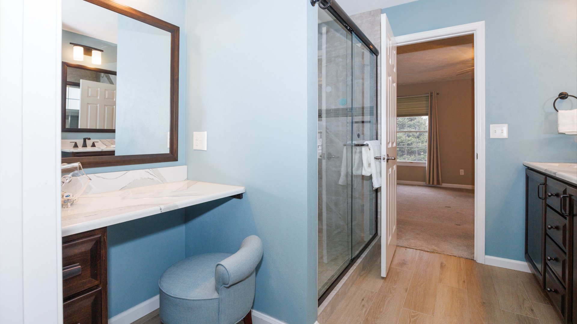1170 Lynx Lane Normal, IL 61761 - Photo 27 of 46 a bathroom with a sink a toilet a mirror and shower