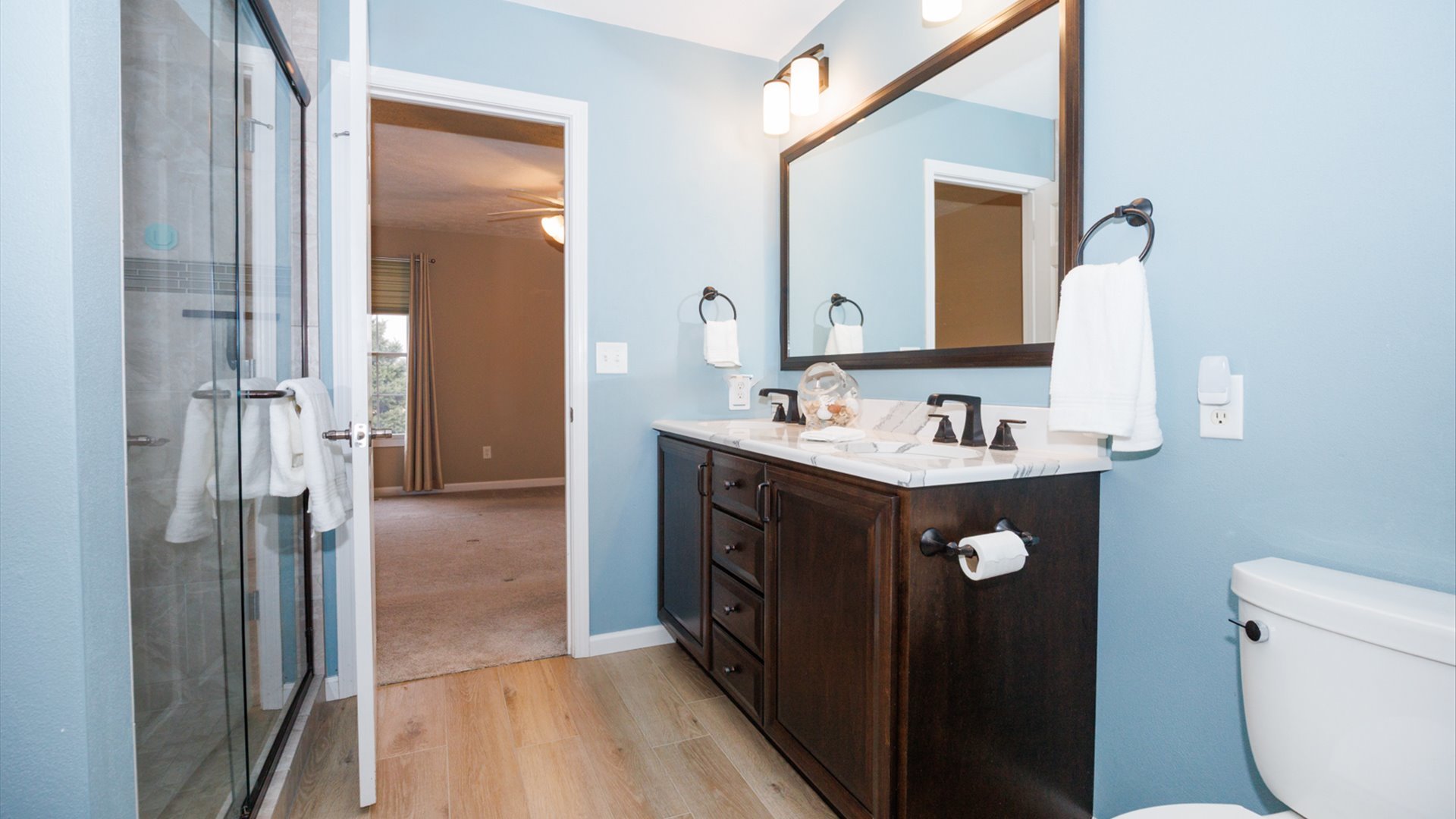 1170 Lynx Lane Normal, IL 61761 - Photo 28 of 46 a bathroom with a sink and a mirror