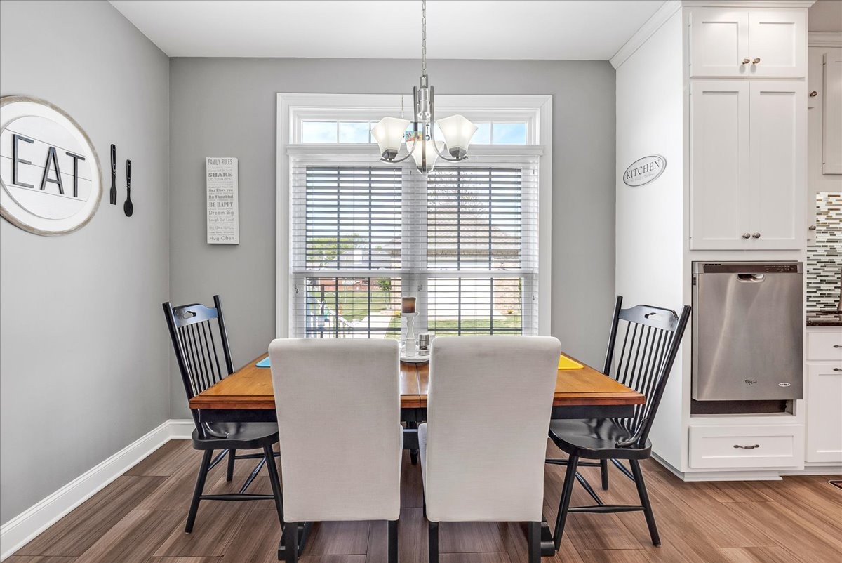 190 Stonegate Drive Smithville, TN 37166 - Photo 26 of 71 a view of a dining room with furniture window and wooden floor