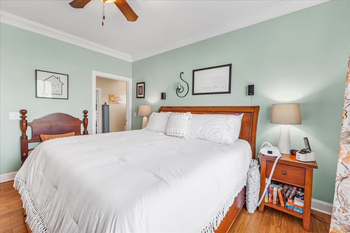 190 Stonegate Drive Smithville, TN 37166 - Photo 32 of 71 a bedroom with bed and wooden floor