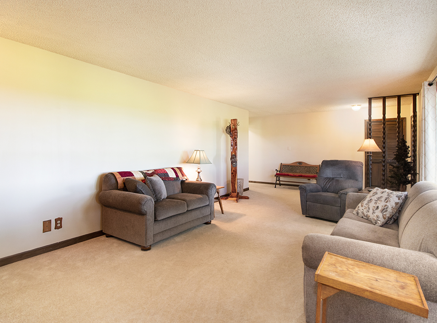 3017 Graham Road Somonauk, IL 60552 - Photo 4 of 30 a living room with furniture and a floor to ceiling window