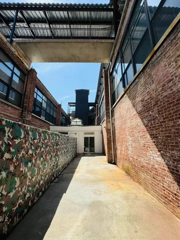 a front view of a building