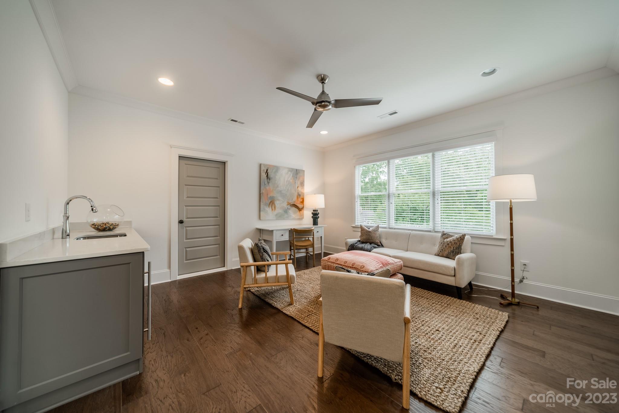 744 Ellsworth Road Charlotte, NC 28211 - Photo 29 of 31 a living room with furniture and wooden floor