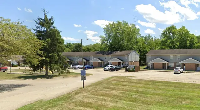 a view of outdoor space with seating area