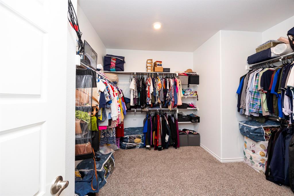 3229 Trails End Road Aubrey, TX 76227 - Photo 13 of 25 Spacious closet featuring light carpet