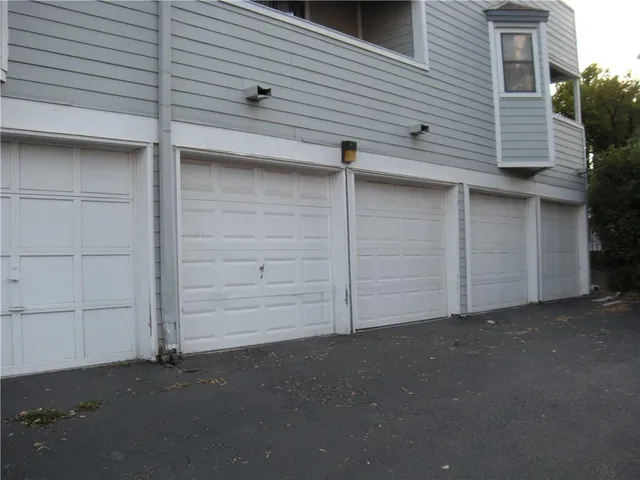 a view of a house with garage
