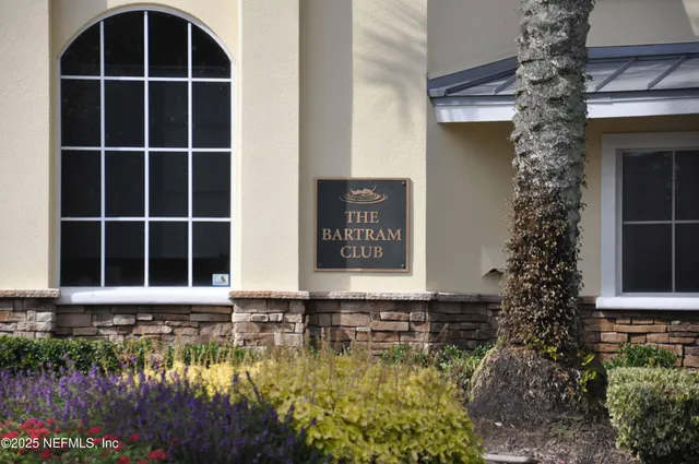 a view of a house with a small window