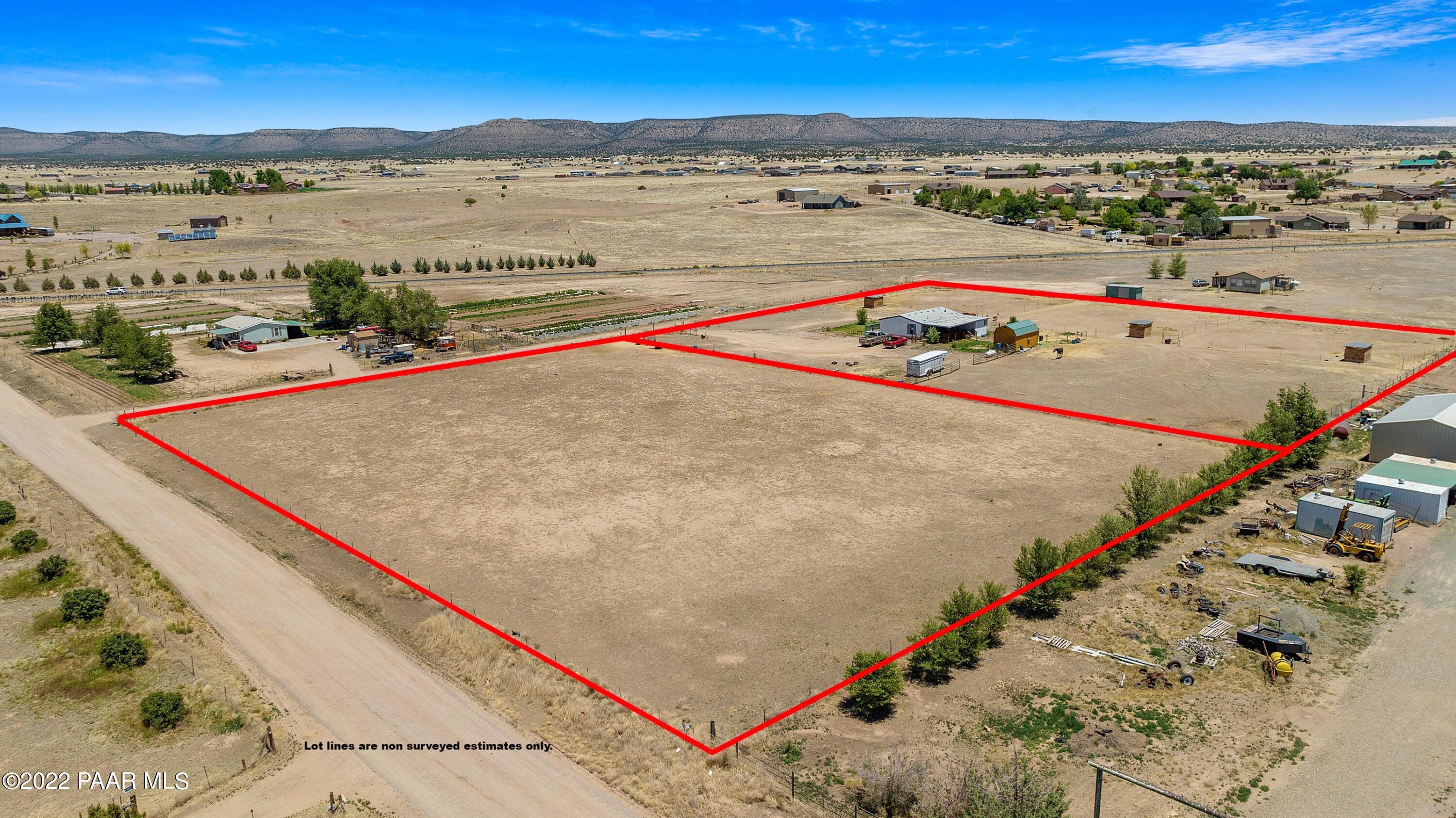 25845 North Big Springs Ranch Road Paulden, AZ 86334 - Photo 3 of 26 003_Aerial 7 Lot Lines