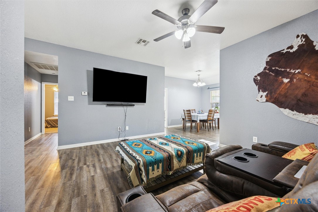 1220 Redstone Drive Temple, TX 76502 - Photo 13 of 35 a bedroom with a bed and a flat screen tv