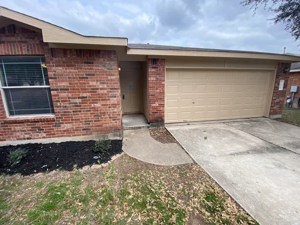 a view of front door of house
