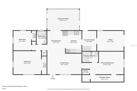 $450,000 | 4091 Cherry Street Northeast, St. Petersburg, FL 33703