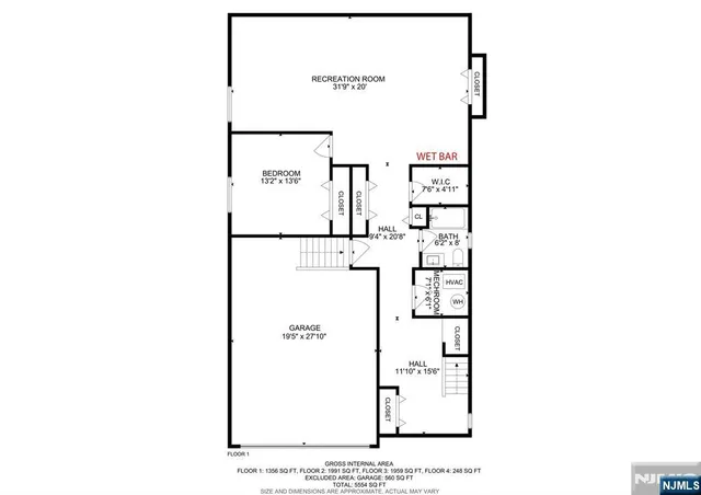 a picture of a floor plan