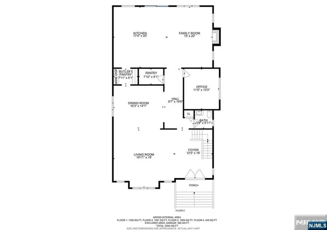 a picture of a floor plan