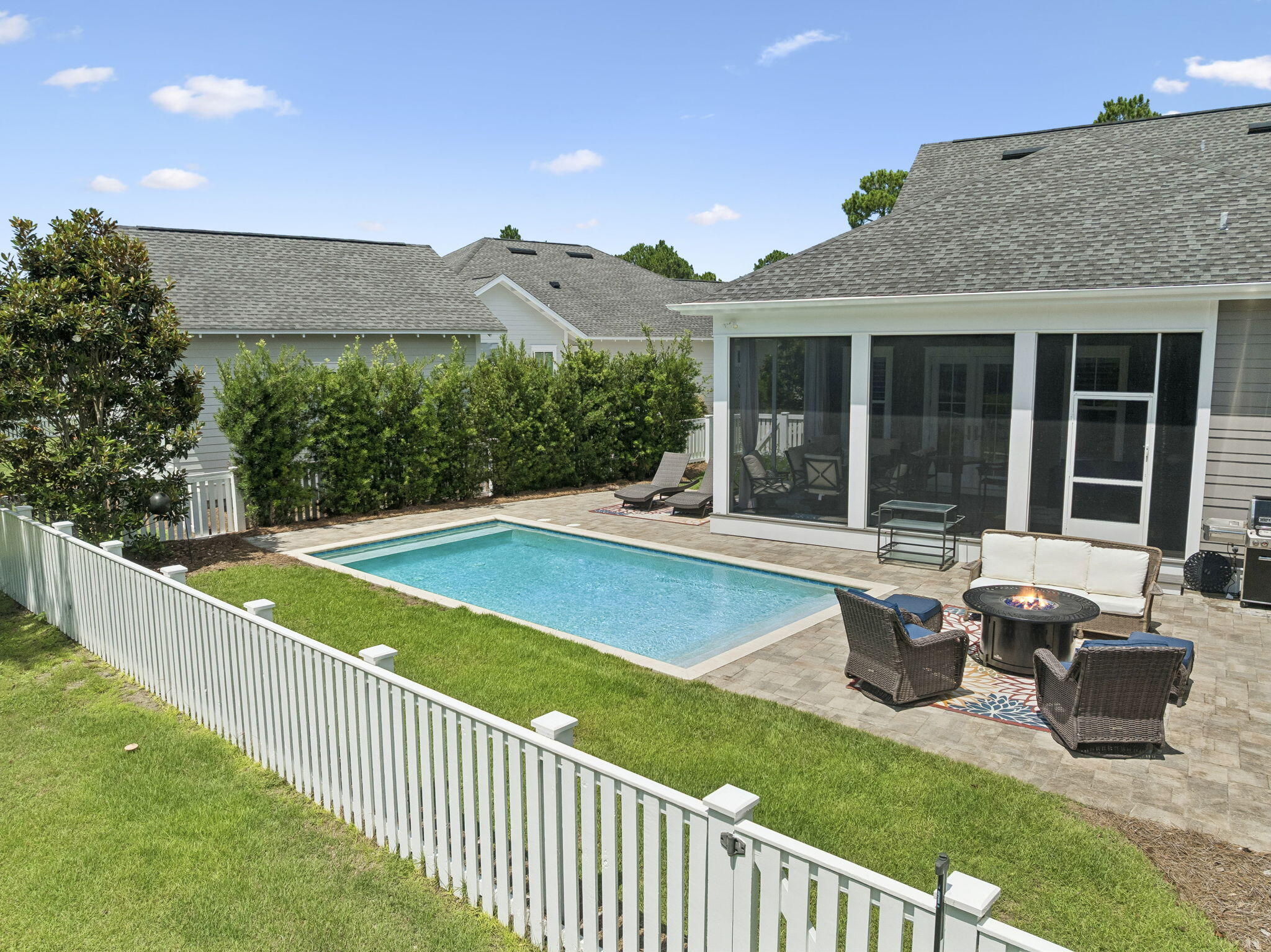 229 Sandchase Circle Inlet Beach, FL 32461 - Photo 77 of 107 Aerial - Backyard