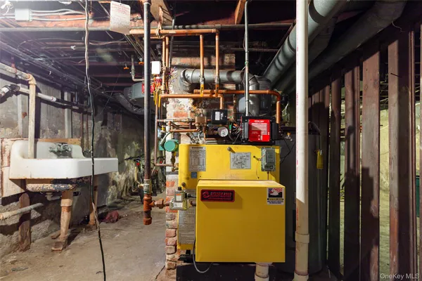 a view of storage and utility room